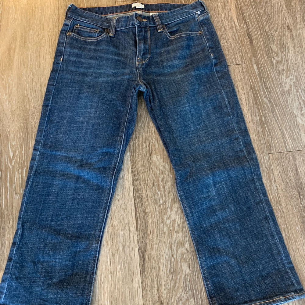 J Crew Capri Blue Jeans